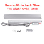 LinkMejor YH LCD 2/3 Axis Grating CNC Milling Digital Readout Display DRO / KA300 5μm TTL 70-970mm Electronic Linear Scale Encoders Lathe Tool