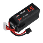 LinkMejor 22.2V 1500mAh 100C 6S LiPo Battery XT60 Plug for RC Drone
