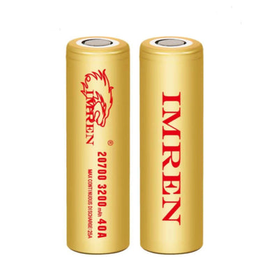 [USA Direct] 10/20/40Pcs IMREN 40A High Power 20700 Battery 3200mah Strong Rechargeable Lithium-ion Cells For Flashlights E-bike E-scooter RC Toys Home Tools