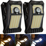IPRee 118LED 3 Color Temperature Solar Lights Outdoor Clip-on Motion Sensor Lights 3 Mode IP65 Waterproof Security Light For Fence,Deck,Wall,Garage,Patio