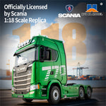Huina Toys 1501 PRO 1502 1/18 2.4G 19CH Scania 770S Official Licensed Tractor Semi-Truck Trailer RC Car Cool LED Light Full Proportional Remote Control RTR Vehicle Models