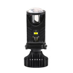 Infitary 12-36V Pair H4 LED Projector Headlight 6500K 55W Headlamp Universal for Cars and Motorcycles IP68 Waterproof