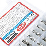 1080pcs Nuts And Bolts Assortment Kit M3 M4 M5 M6 Screw Set Button Head & Socket Head Metric Screws 304 Stainless Steel Nut & Bolt Assortment Sets