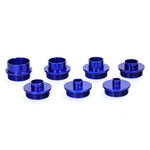 10PCS Router Template Guide Bushing Set Aluminum Alloy 8 Guide Bushings 2 Lock Nuts Woodworking with Router Jigs and Templates