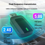Wireless CarPlay Adapter for iPhone Convert Wired to Wireless Apple CarPlay Adapter Mini Size Auto-Reconnect Stable Control & No Delay