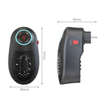 Tevorex Desktop PTC Ceramic Heater with Remote Control Portable Fast-Heating Space Heater for Home & Office