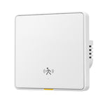 LinkMejor Tuya WiFi Smart 10G Human Radar Motion Sensor Switch Wall Light Switch 2-in-1 Neutral & No Neutral Wire APP Remote Voice Timer Alarm Control for Smart Life APP