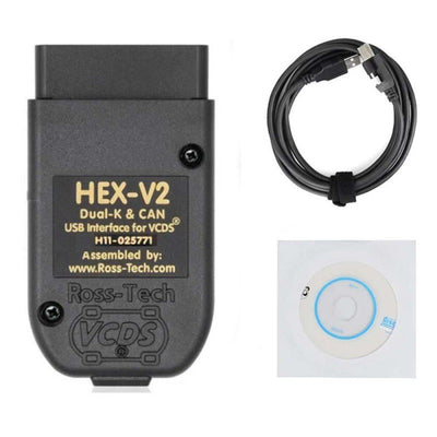 LinkMejor V2 for VAG VCDS 25.3 Scanner Tool Cable OBD2 Diagnostic Multi-Language LinkMejor V2 Wesheu VCDS for VAG COM For Audi/SKODA/VW Car
