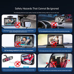 Car Baby Camera for Child Monitoring 1080P Night Vision HD with 2 in 1 Wireless CarPlay Android Auto Adapter