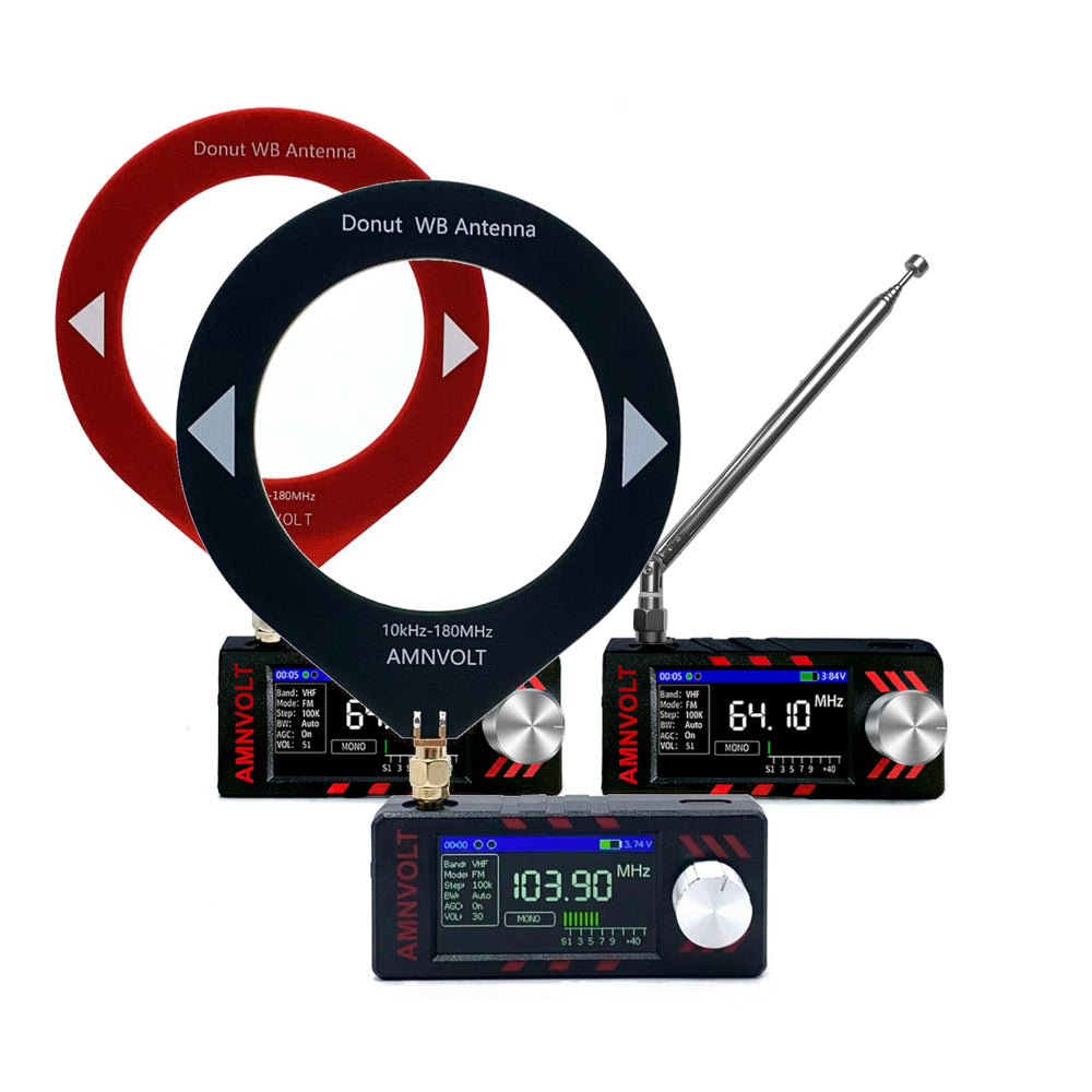 LinkMejor V3S SI4732 DSP Radio Receiver with HiZ Full Band 1.9 Inch IPS Screen Supports SSB USB LSB AM FM Modes Built-in Headphone Amp Portable Open Source Upgradable Firmware