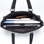 Men's Business Briefcase 14''  Laptop Handbag Waterproof Large Capacity Shoulder Crossbody Bag