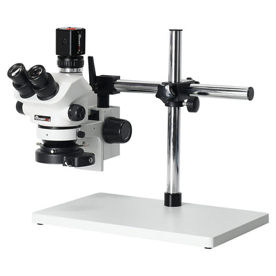 LinkMejor 21MP 4K 1080P HDMI Video Camera Simul-Focal 3.5X-100X Continuous Zoom Stereo Trinocular Microscope CTV Adapter Barlow Lens