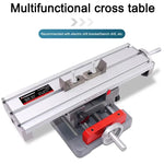 Milling Machine Worktable Compound Milling Working Table 2 Axis 4 Ways Move Multifunction Milling Working Table Heavy-duty Structure for Milling and Drilling Machine