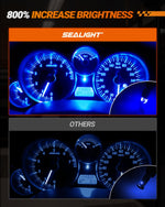 LinkMejor Pack of 10 LED Bulbs T10 2835 Dome Light Width Lights Signal Lights 60LM Brightness Instrument Lights