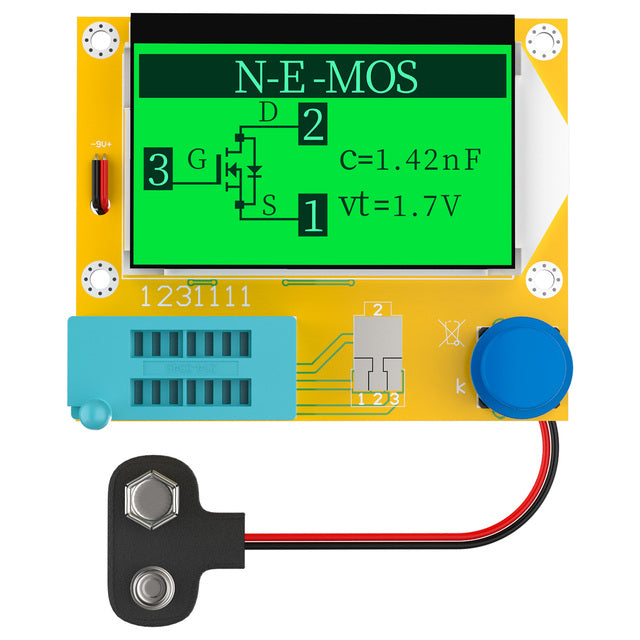 LinkMejor LCR-T4 ESR Meter Transistor Tester Diode Triode Capacitance SCR Inductance