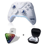 LinkMejor APEX 5 Elite Controller Force Feedback RGB Lighting Wireless bluetooth Gaming Gamepad for PC/Switch/Mobile/TV APEX5 Six Axis Function 2025 New Edition