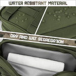 Men's Multifunctional Toiletry Bag Waterproof Compartment EDC Tool Storage Bag Skin Care Shaving Hygienic Organizer for Outdoor Travel Adventures
