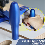 LinkMejor Taper Cutting Jig Adjustable Limit Device Adjustable Distance Fixture Aluminum Miter Strip Sled Base