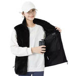 LinkMejor HV-09F Heated Vest 9 Heating Areas USB Charging 3 Gear Temperature Control Coral fleece Windproof Outdoor Winter Warm Clothing
