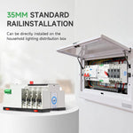 LinkMejor Tuya WIFI Smart ATS 2P/3P/4P 230VAC Dual Power Automatic Transfer Switch Uninterrupted Remote Automatic Control Power Switcher