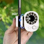 Cooling Clip-on Fan Umbrella High Speed Fan 360° Rotatable 100 Speed USB Rechargeable Multifunctional for Outdoor Car