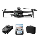 LinkMejor V168 MAX GPS 5G WiFi FPV with 5.9inch LCD Screen Controller 720P HD Dual Camera Servo Gimbal 360° Intelligent Obstacle Avoidance Optical Flow Hover Brushless Foldable RC Drone Quadcopter RTF