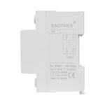 220V 40A/63A Adjustable Voltage Relay with Over Under Voltage Protection Over Current Limit Precision Wattmeter Energy Meter with Automatic Recovery Ideal for Power Consumption Monitoring