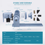 iKier R1 Pro 3 In 1 Multi-function Laser Jaw Chuck Rotary Set Compatible with Most Laser Engravers for iKier ATOMSTACK