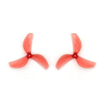 4 Pairs/12 Pairs Gemfan 45mm 1.8 Inch 3-Blade Ducted Propeller 1mm / 1.5mm Shaft Hole for 80-85mm Indoor ThinyWhoop RC Drone FPV Racing