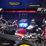 LinkMejor SG110PRO RTR 1/10 2.4G 4WD 40km/h RC Car High Speed Off-Road Truck LED Light Metal Dogbone Oil Shocks Vehicles Models Toys