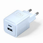 [GaN Tech] Vention FEQ 30W 2-Port USB PD Charger USB-A+USB-C PD3.0 QC3.0 PPS FCP AFC Apple2.4A Fast Charging Wall Charger Adapter EU Plug for iPhone 16 15 14 Pro Max for Samsung Galaxy Z Flip6 for Huawei Mate XT for Xiaomi MIX Fold4