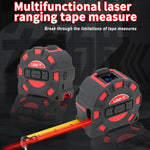 LinkMejor 50M 60M Laser Tape Measure LM50T LM60T Digital Electronic Ruler Roulette Meter LCD Display Retractable Measuring Tool