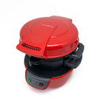 Comfook 600W Electric Hamburger Maker Multi-Layer Design Anti-Scald Easy Cooking Sandwich Burger Maker with Rotating Cooking Plate for Home Kitchen Breakfast