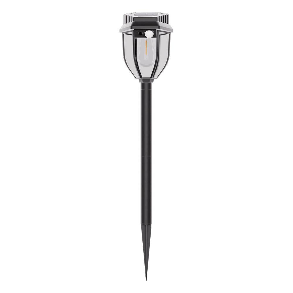 Elfeland Solar Garden Stake Light Motion Sensor Waterproof 3 Lighting Modes Solar Pathway Light for Lawn Yard Driveway