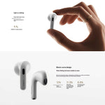 Xiaomi Buds 6 TWS Earbuds bluetooth Earphone Hi-Res Three-magnet Gold-plated Acoustic Unit Spatial Audio 3-Mic AI Call Noise Cancelling Simultaneous Interpretation Semi-in-ear Sports Headphones