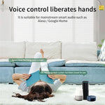 Tuya Wifi/Zigbee Smart Curtain Module Alexa Google Home Assistant Compatible with Remote App Control Timer Schedule Sharing Function Ideal for Smart Home Automation
