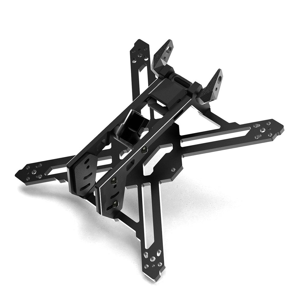 LinkMejor PRISMFLY X2 115 mm Wheelbase 2 Inch Aluminum Alloy Frame Kit Compatible with DJI O4 Air Unit for DIY RC FPV Racing Drones