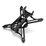 LinkMejor PRISMFLY X2 115 mm Wheelbase 2 Inch Aluminum Alloy Frame Kit Compatible with DJI O4 Air Unit for DIY RC FPV Racing Drones