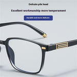 Anti Blue Light Reading Glasses Men Black Full Frame Hyperopia Eyewear High-definition Comfortable Presbyopia Glasses