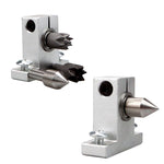 Double Bearing Extendable Tailstock Assembly Bracket Tailstock Telescopic Rotary Centerless Live Thimble 2060 Profile Compatible Lathe Accessories Woodworking Jewelry Jade Processing Toolpost