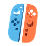 LinkMejor LinkMejor-NS2292 Switch2 Joycon Left and Right Handle+Joystick Caps Anti-slip Shockproof Silicone Protective Cover Precision Cutouts Easy Install Gaming Accessories