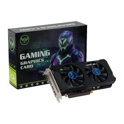 RX5700XT 8GB GDDR6 Computer Gaming Graphics Card 256-bit PCI Express 4.0 Dual Fan HDMI/DP 1080p High Performance GPU