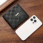 Men's Soft PU Leather Wallet Multi-Card Credit Card Purse Folding Purse Short Large Capacity Business Wallet