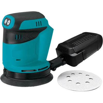 DBO180Z Random Orbit Sander 18V Rechargeable Lithium-Ion Battery 11,000 OPM Variable Speed Control 123mm Pad Ergonomic Design Hook and Loop System