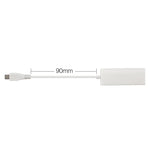 Micro USB to RJ45 Ethernet LAN Adapter 100Mbps Network Converter for Raspberry Pi Zero W / 1.3