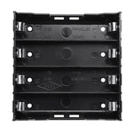 4 Slots 18650 Battery Holder Plastic Case Storage Box for 4*3.7V 18650 Lithium Battery with 8Pin