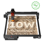 [US Direct]Refurbished ATOMSTACK A10 PRO V2 12W CO2 Laser Engraving Machine with Auto Air Assist 400x400mm Area 0.01mm High Precision Laser Engraving Machine for Wood and Metal Dark Acrylic Glass