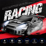 LinkMejor 080 RTR 1/20 2.4G 4WD Drift RC Car Mini Race LED Light High Speed Racing On-Road Full Proportional Classic Retro Electric Remote Radio Control Vehicles Model Toys