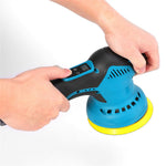 12V 480W 5800rpm Wireless Car Polisher 8 Gear Adjustable Speeds Powerful Motor Lithium Battery LED Display Handheld Portable Car Professional Polishing