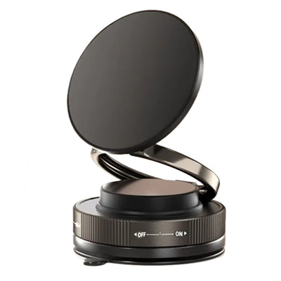T28 Magnetic Mobile Phone Holder 360° Rotating Vacuum Suction Cup Strong Magnetic Adsorption Car Phone Mount Stand